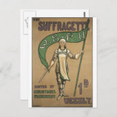 Suffragette Magazine Postkarte (Vorne/Hinten)