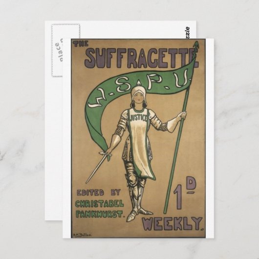 Suffragette Magazine Postkarte (Vorne/Hinten)