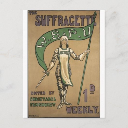 Suffragette Magazine Postkarte (Vorderseite)