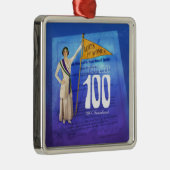 Suffragette Ornament Aus Metall (Rechts)