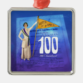 Suffragette Ornament Aus Metall