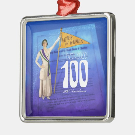 Suffragette Ornament Aus Metall (Links)