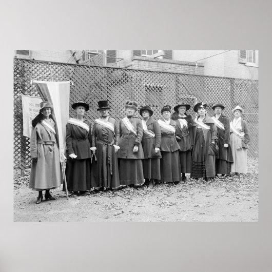 Suffragette Pickets: 1917 Poster (Vorne)