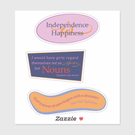 Suffragette Quote Pack Aufkleber (Blatt)