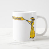 Suffragette-Stimmen für Frauen-Tasse Jumbo-Tasse (Rechts)