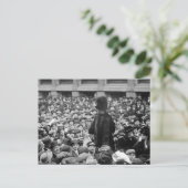 Suffragette trifft die Straße: Anfang der 1910er Postkarte (Stehend Vorderseite)