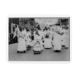 Suffragetten Stimmen für Frauen Vintage Magnet
