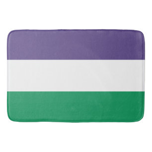 Suffragettenflagge Badematte