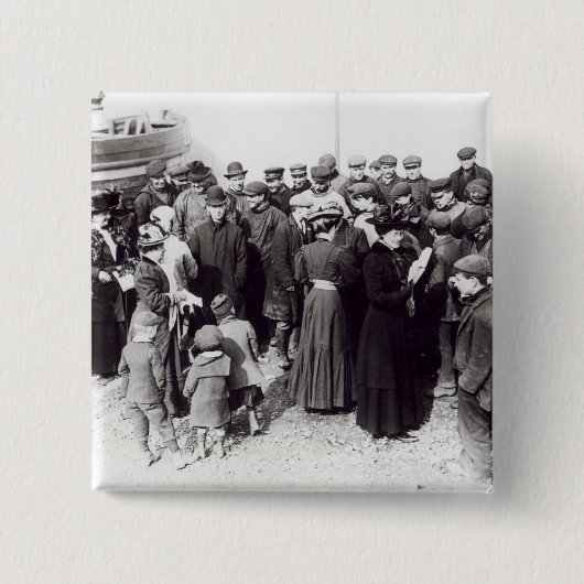 Suffragettes in Hastings, 1908 Button (Vorderseite)