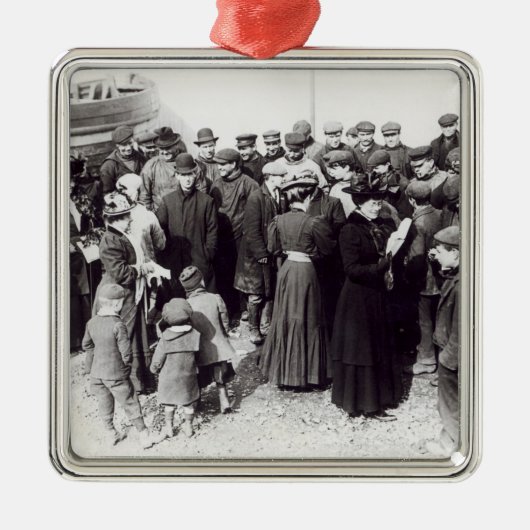 Suffragettes in Hastings, 1908 Silbernes Ornament (Vorne)