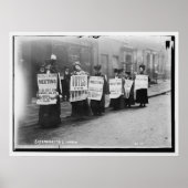 Suffragettes Marching aus London Poster (Vorne)