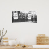Suffragettes Picket im Weißen Haus Poster (Küche)