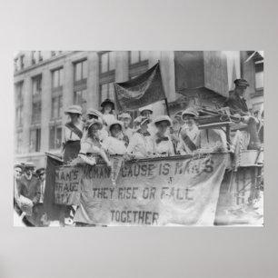 Suffragettes Reiten Poster