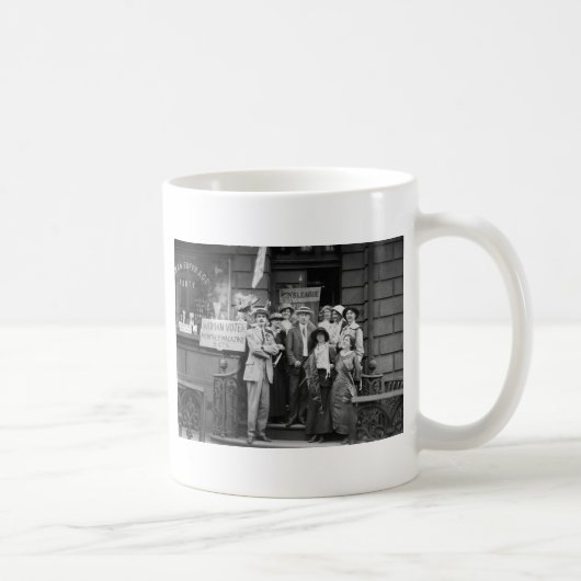 Suffragettes und ihr Men, 1913 Kaffeetasse (Rechts)