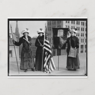 Suffragettes Votes for Women Pilgris Faltblätter Postkarte