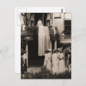 Suffragisten feiern Ratifizierung 19. Änderung Postkarte (Vorne/Hinten)