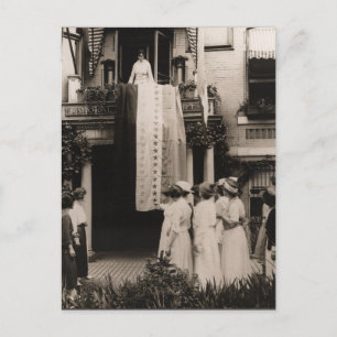 Suffragisten feiern Ratifizierung 19. Änderung Postkarte