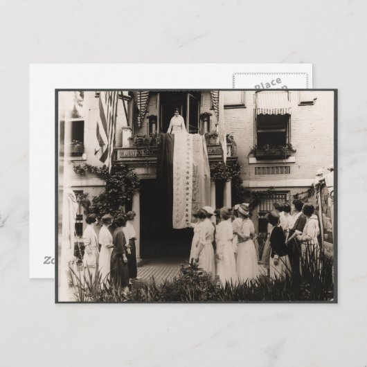 Suffragisten feiern Ratifizierung 19. Änderung Postkarte (Vorne/Hinten)