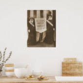 Suffragisten Frau McCormick und Frau Parker Poster (Küche)