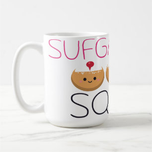 Sufganiyah-Truppe Hanukkah Lustiges Jüdisches Esse Kaffeetasse