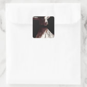 Sufi-Junge Quadratischer Aufkleber (Tasche)