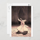 sufi Meister in der Trance Postkarte (Vorne/Hinten)