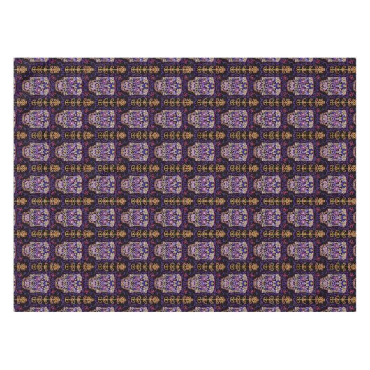 Sugar Art Skull Muster Tischdecke (Vorderseite (Horizontal))