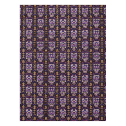 Sugar Art Skull Muster Tischdecke (Vorderseite)