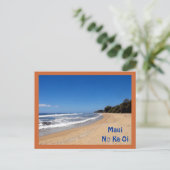 Sugar Beach, Kihei, Hawaii, Maui No Ka Oi Postkarte (Stehend Vorderseite)