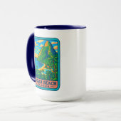 Sugar Beach St Lucia Kaffee Tasse (Vorderseite Links)