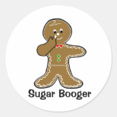 Sugar Booger Runder Aufkleber (Vorderseite)