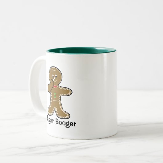 Sugar Booger Zweifarbige Tasse (Vorderseite Links)