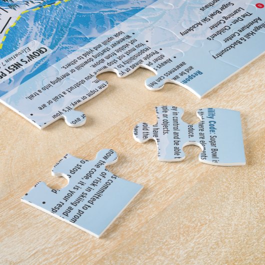 Sugar Bowl-Hinterkarten-Puzzlespiel Puzzle (Seite)