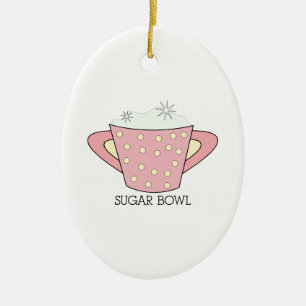 SUGAR BOWL KERAMIK ORNAMENT