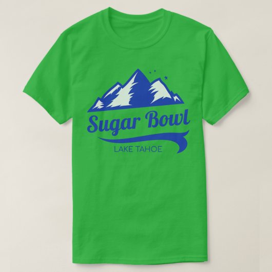 Sugar Bowl Ski Lake Tahoe California T-Shirt (Design vorne)