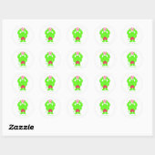 Sugar Bug 3 kein Logo-Aufkleber Runder Aufkleber (Blatt)