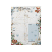 Sugar Coat It 7 Day Blank Meal Planner Notizblock (Rotiert)