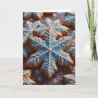 Sugar Cookie Star and Recipe Christmas Card Feiertagskarte