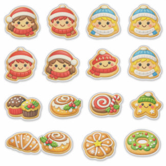 Sugar cookies aufkleber