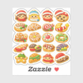 Sugar cookies aufkleber (Blatt)