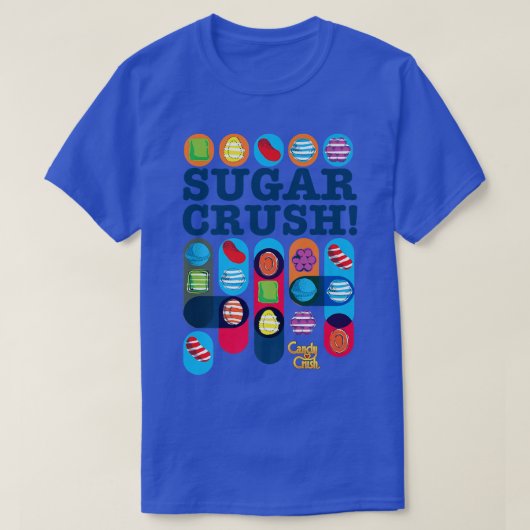 Sugar Crush Candy Crop 1608 T-Shirt (Design vorne)