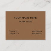 Sugar Donut Doughnut Bakery Visitenkarte (Rückseite)