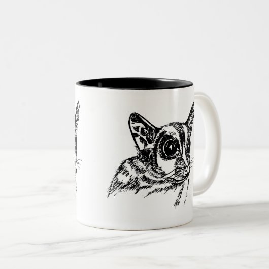 Sugar Glider Art Tasse (VorderseiteRechts)