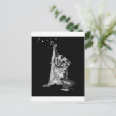 Sugar Glider Bubbles Postkarte (Stehend Vorderseite)