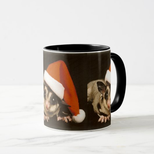 Sugar Glider Christmas Tasse (VorderseiteRechts)