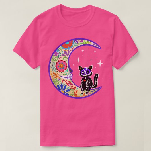 Sugar Glider Dia de Los Muertos Skeleton T-Shirt (Design vorne)