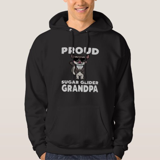 Sugar Glider Grandpa Hoodie (Vorderseite)