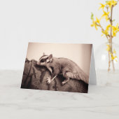 Sugar Glider Grußkarte Karte (Gelbe Blume)