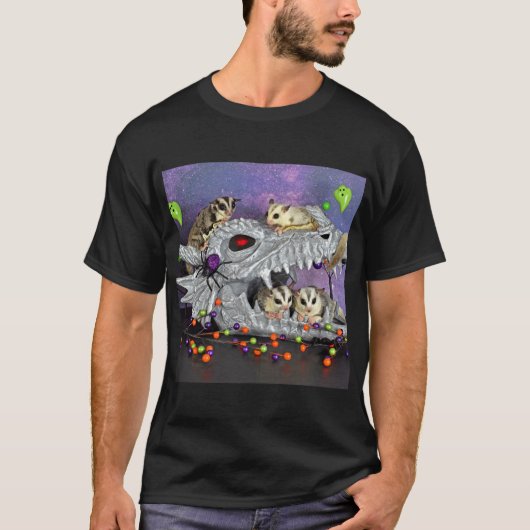 Sugar Glider Halloween T-Shirt (Vorderseite)