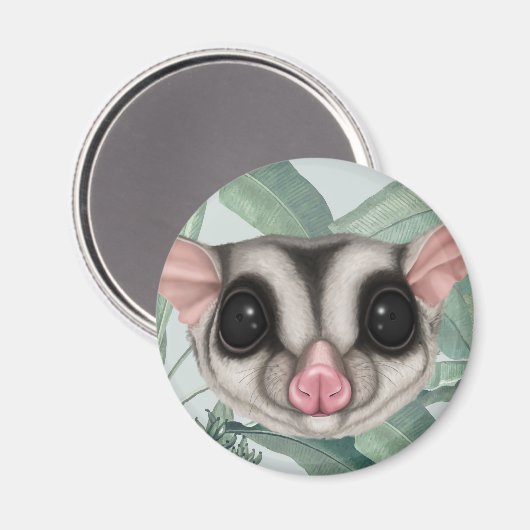 Sugar Glider Magnet (Vorderseite/Rückseite)